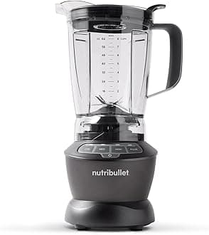 Countertop Blender for Shakes, Smoothies, Food Prep, and Frozen Blending, 64 Ounces, 1200 Watt, Dark Gray NBF50400