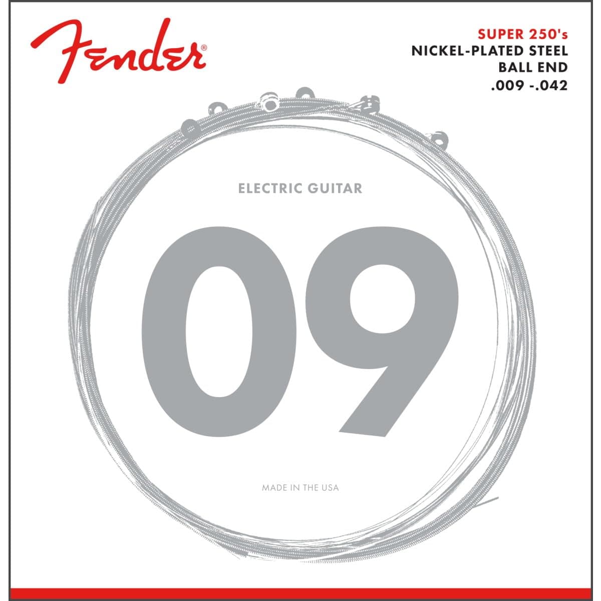 250 9 42 Electric Guitar Strings
