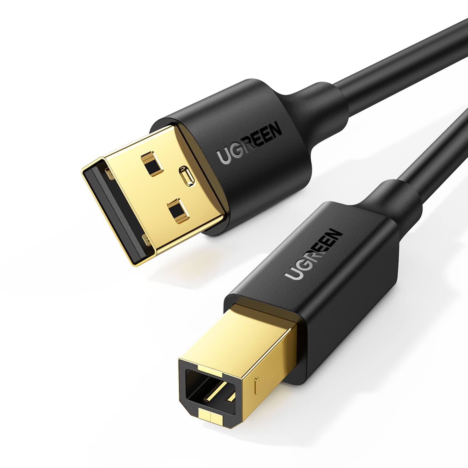 UGREEN USB A to USB B Printer Cable 5ft - High-Speed for HP, Canon, Brother, Samsung, Dell, Epson, Lexmark, Xerox, and More