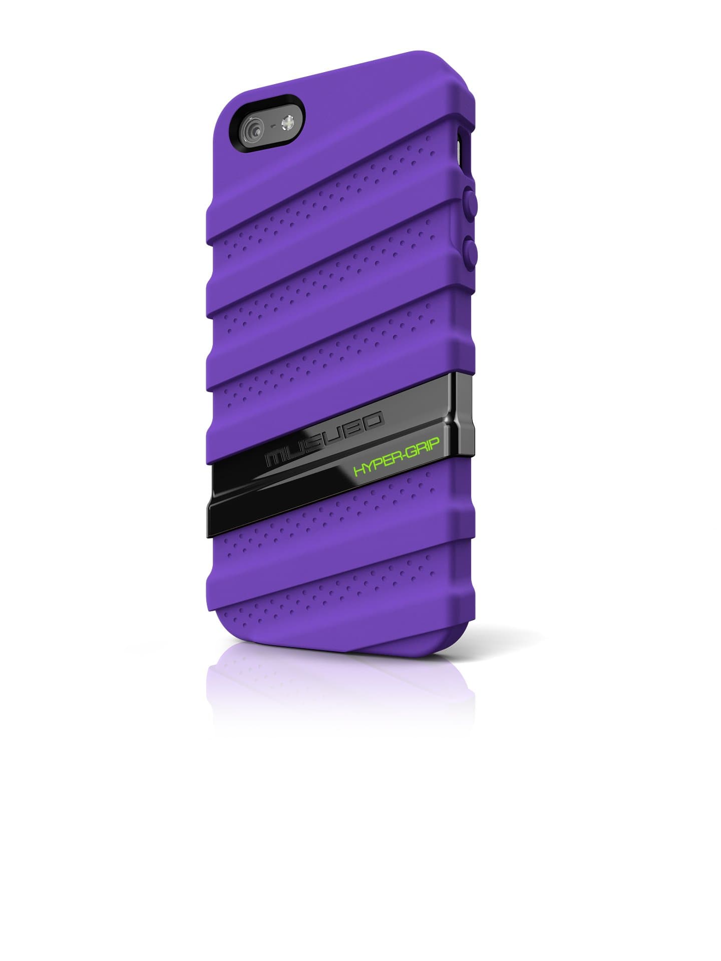 Musubo MU11020PE HyperGrip Case for Apple iPhone 5-1 Pack - Retail Packaging - Purple