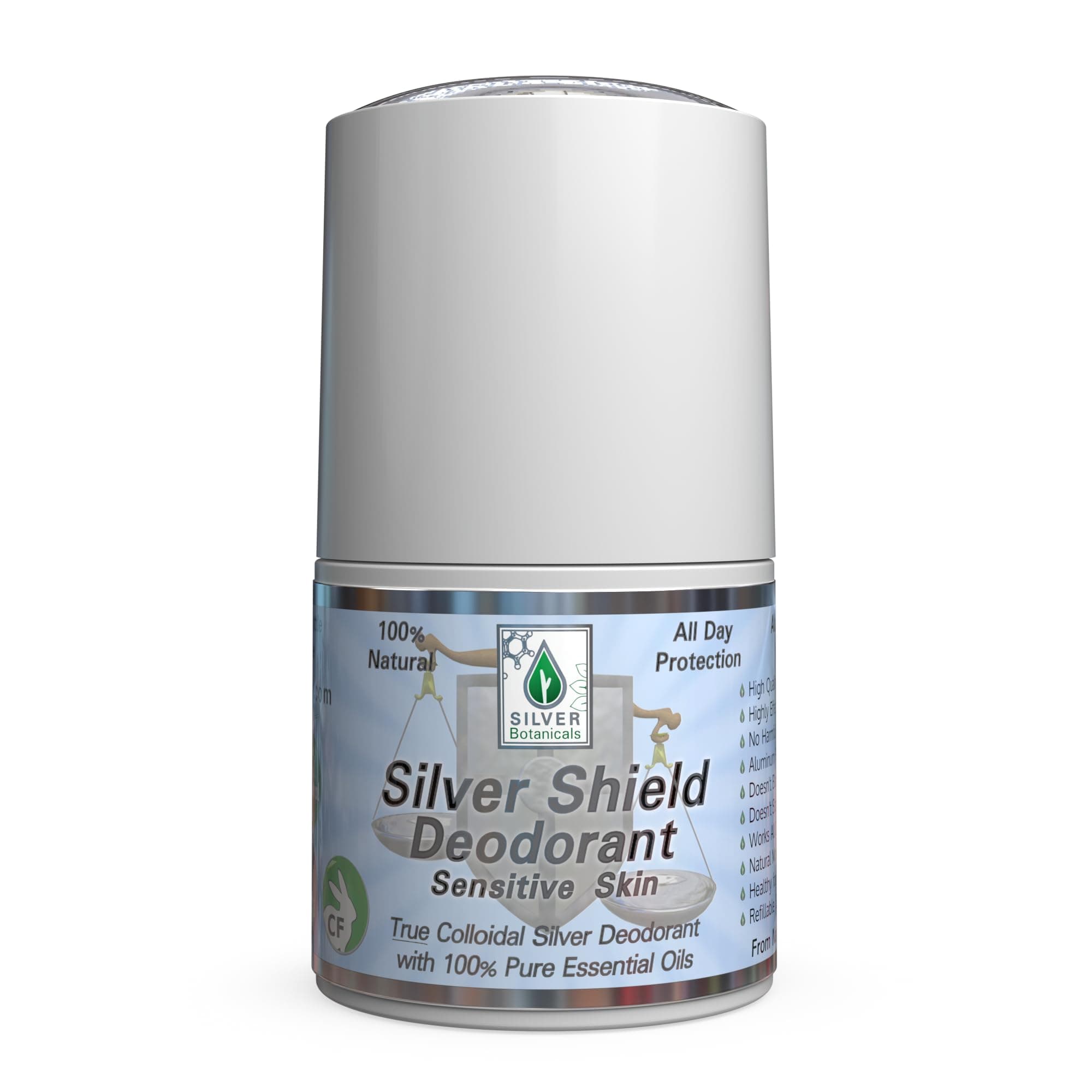 Silver Shield Deodorant - Sensitive Skin Formula