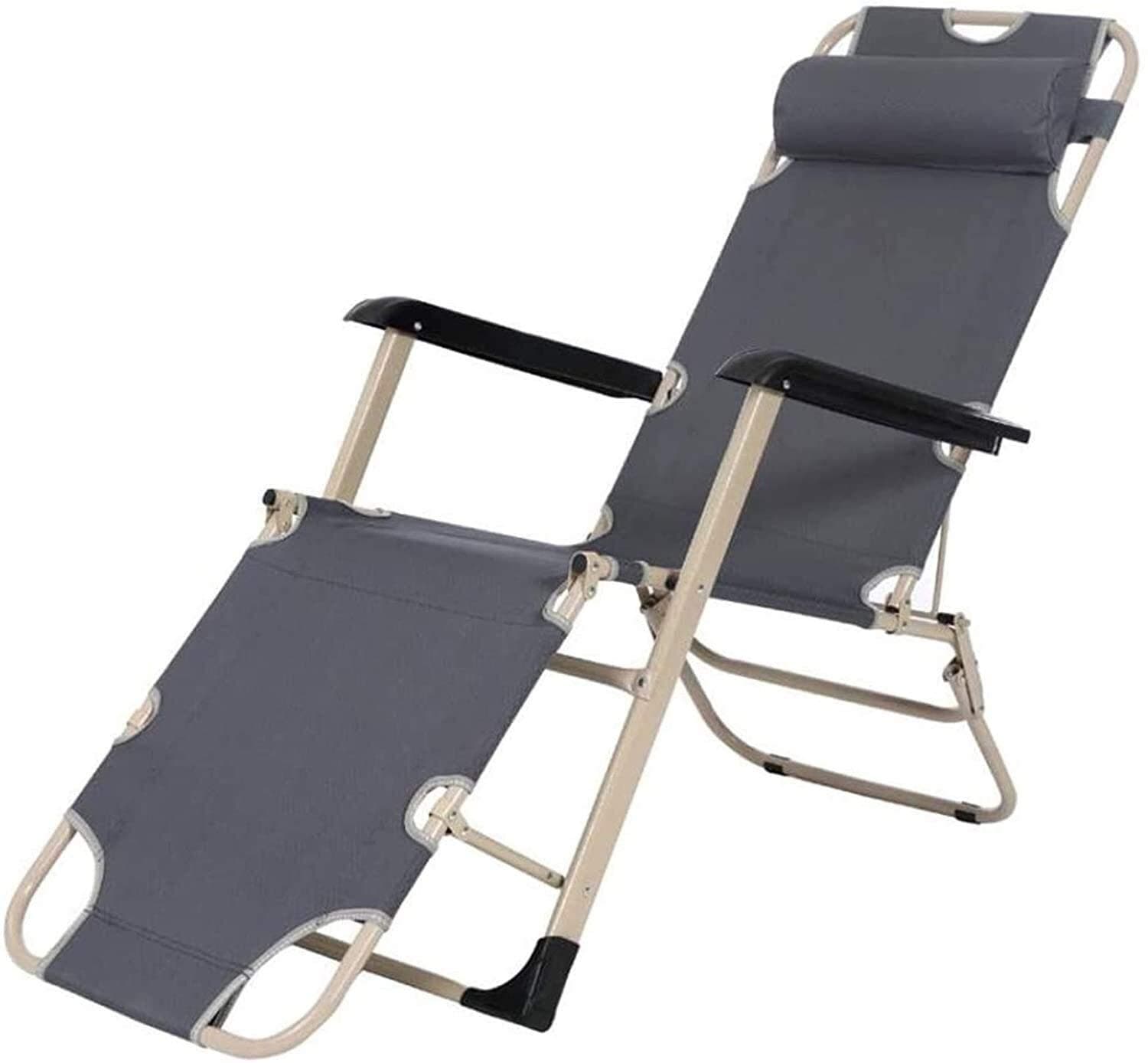 Sun Lounger, Zero Gravity Folding Sun Lounger Foldable Deck Chair Reclining Garden Chair