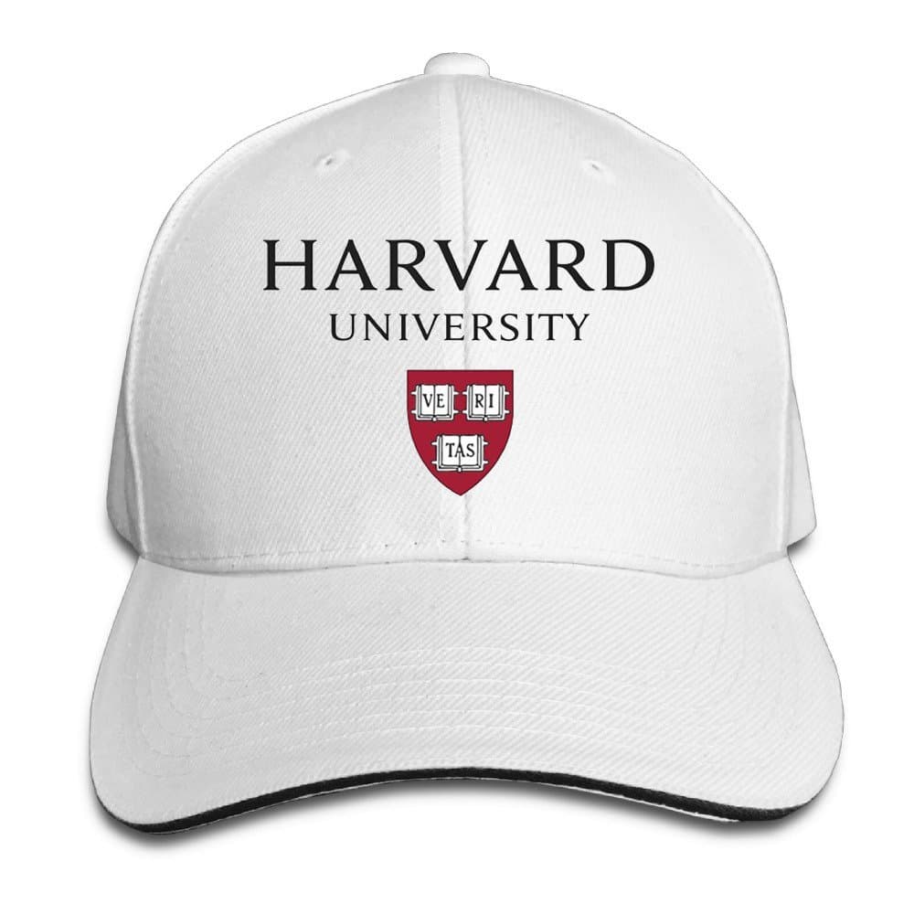 White Adjustable MDLWW Harvard University Logo Sandwich Hat Snapback