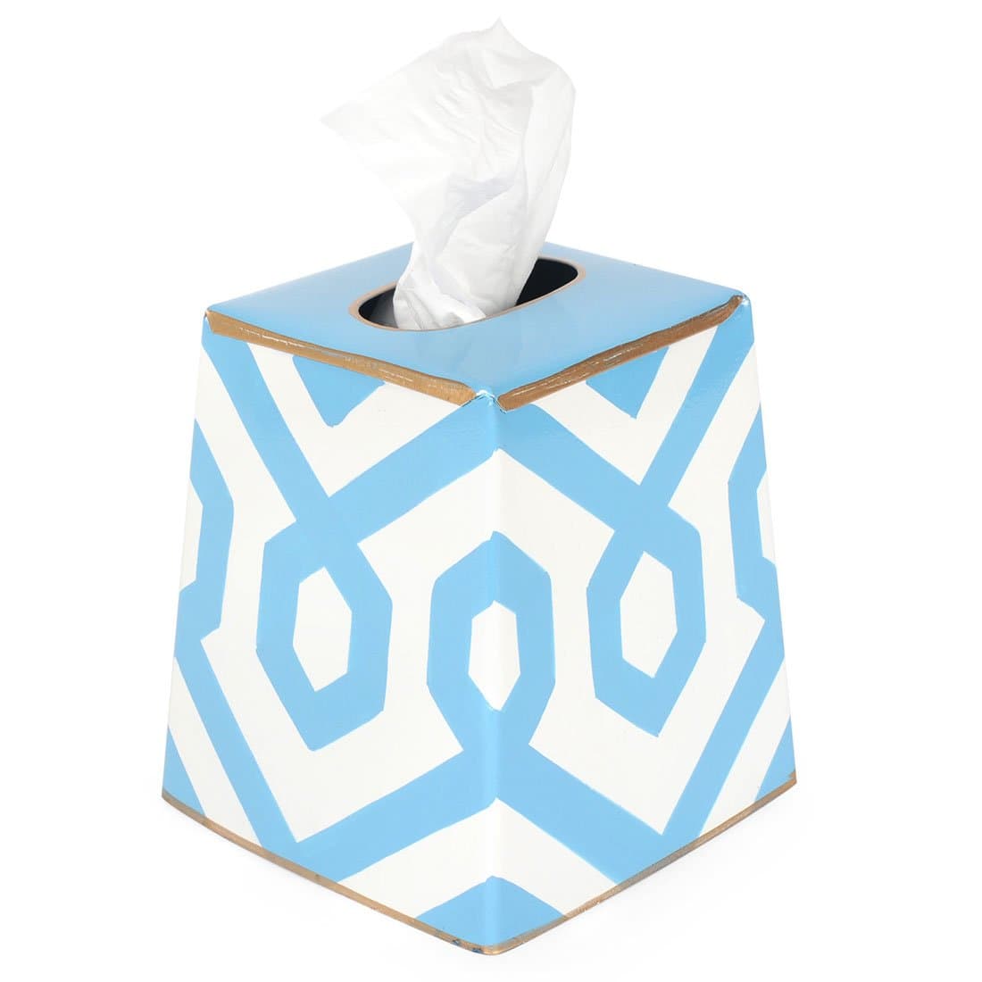 Jaye's Studio Madison Tissue Box Cover, Blue/C25-BL-TI5