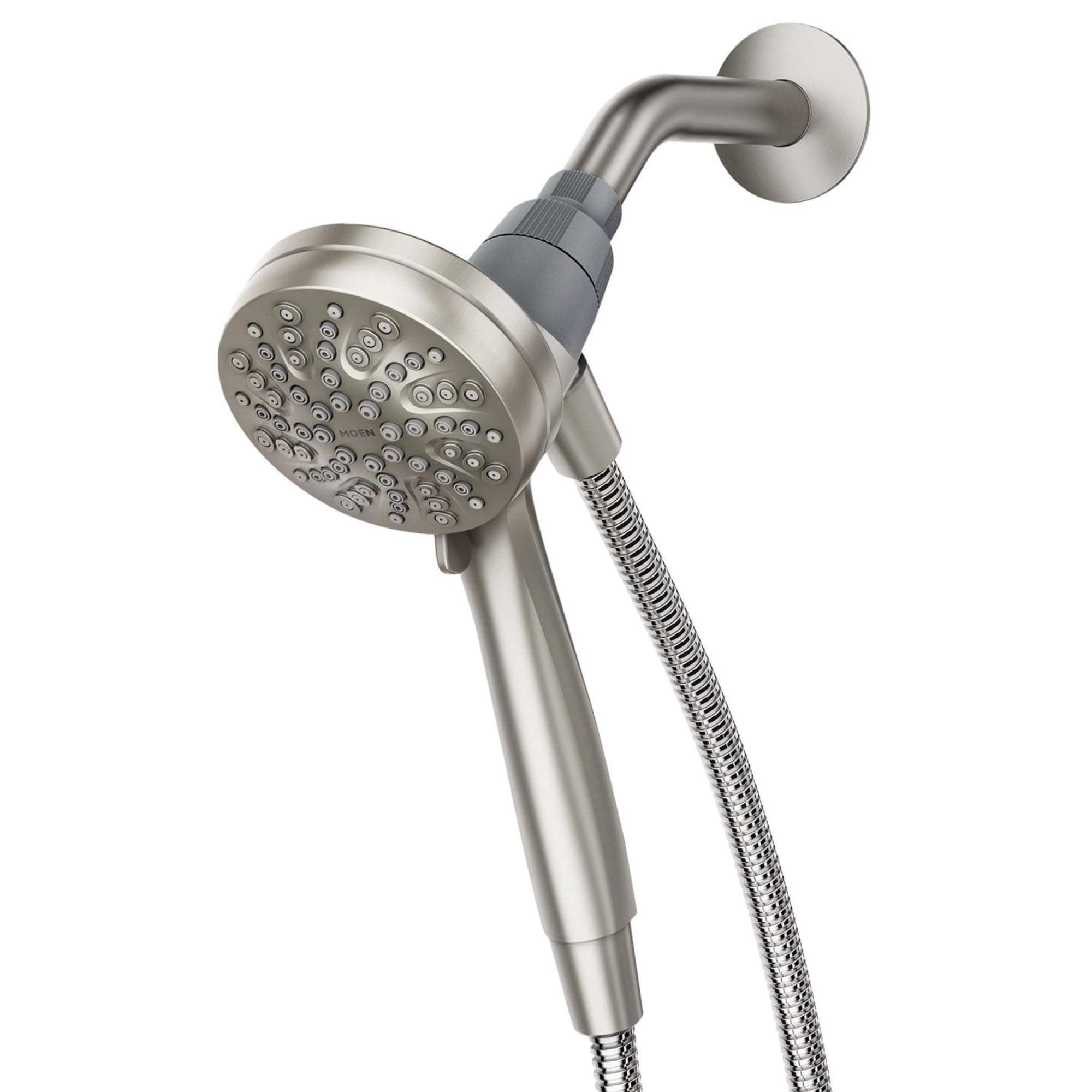 Moen Engage Magnetix Shower Head with Handheld Sprayer, 6 Spray Functions, Spot Resist Brushed Nickel, 26100EPSRN