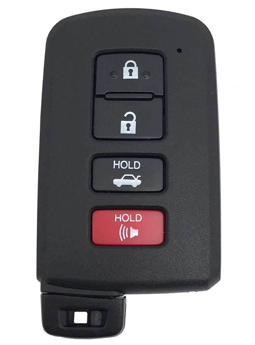 4 Button Replacement Key Fob Shell Case fit for Toyota Avalon Camry Corolla RAV4 Highlander Sequoia 2011 2012 2013 2014 2015 2016 2017 2018 2019 Keyless Entry Remote Control Key Fob Cover