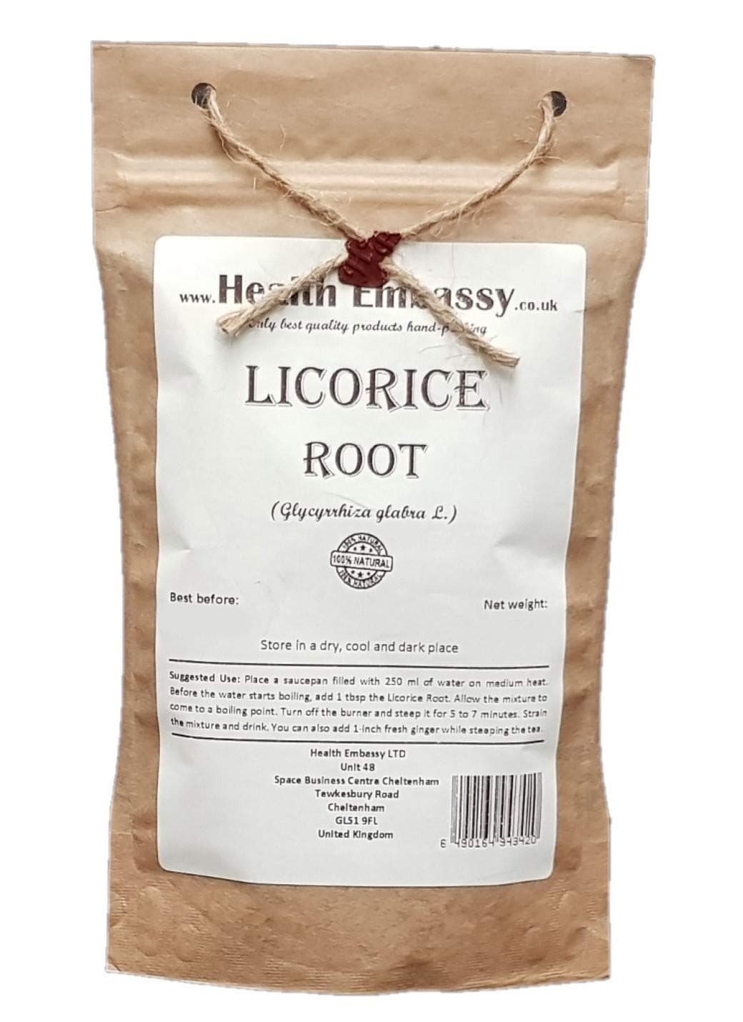 Licorice Root (Glycyrrhiza glabra L), 50 g
