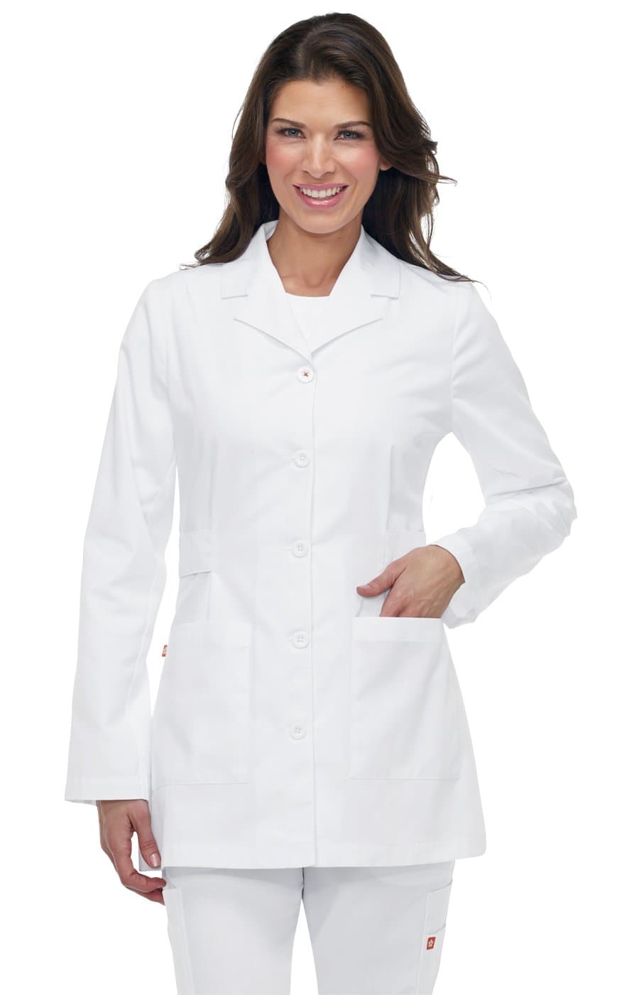 Hampton Lab Coat White