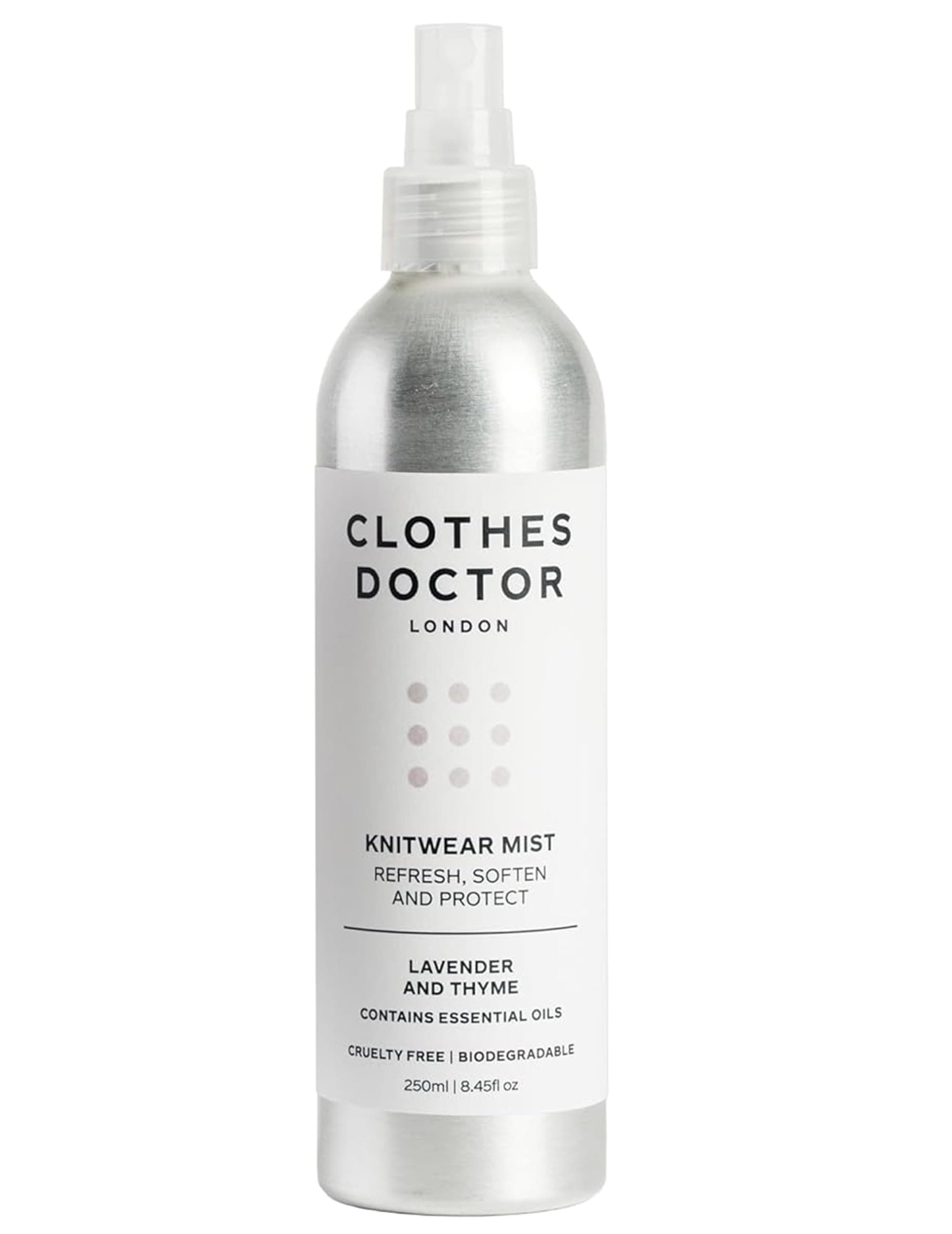 – Knitwear Mist Lavender and Thyme | Hated By Moths, Refresh, Scent & Soften| Spray onto Wool Cashmere Mohair Angora & Mixed Yarn Knitwear | Natural Ingredients Vegan Biodegradable Made in Britain