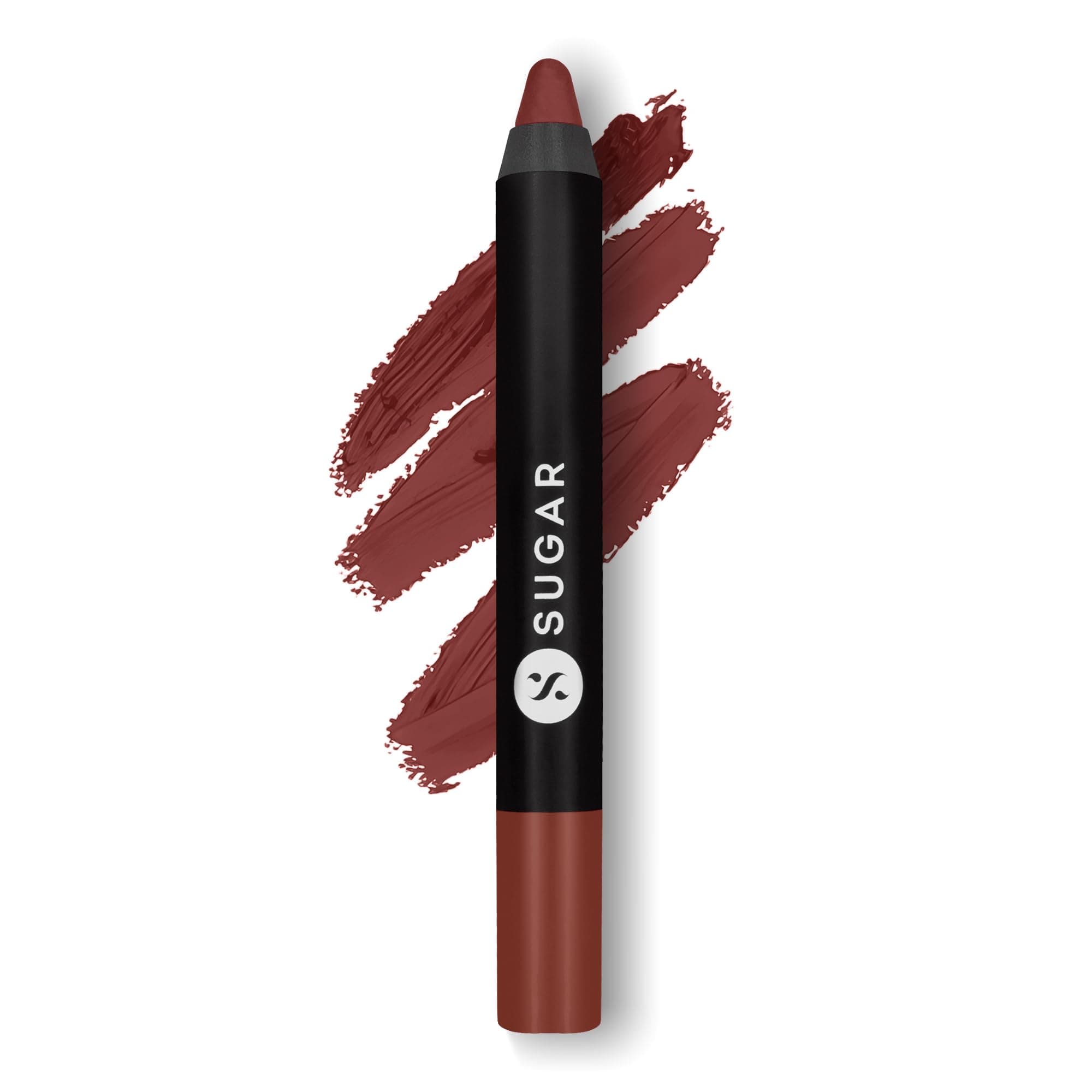 Matte As Hell Crayon Lipstick 17 Brandy Harrington (Rusty Reddish Pink) with free sharpener, 2.8 gm