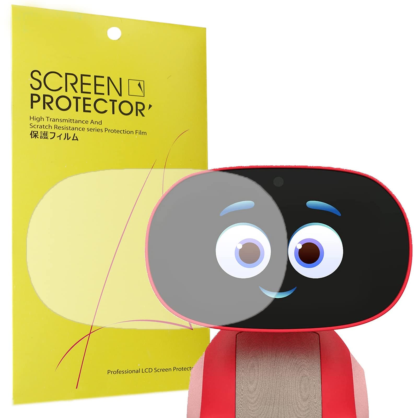 Lamshaw Compatible for Miko 3 Screen Protector, [6 Pack] Full Coverage TPU Clear Film Compatible with Miko 3 Smart Robot (6 PACK)