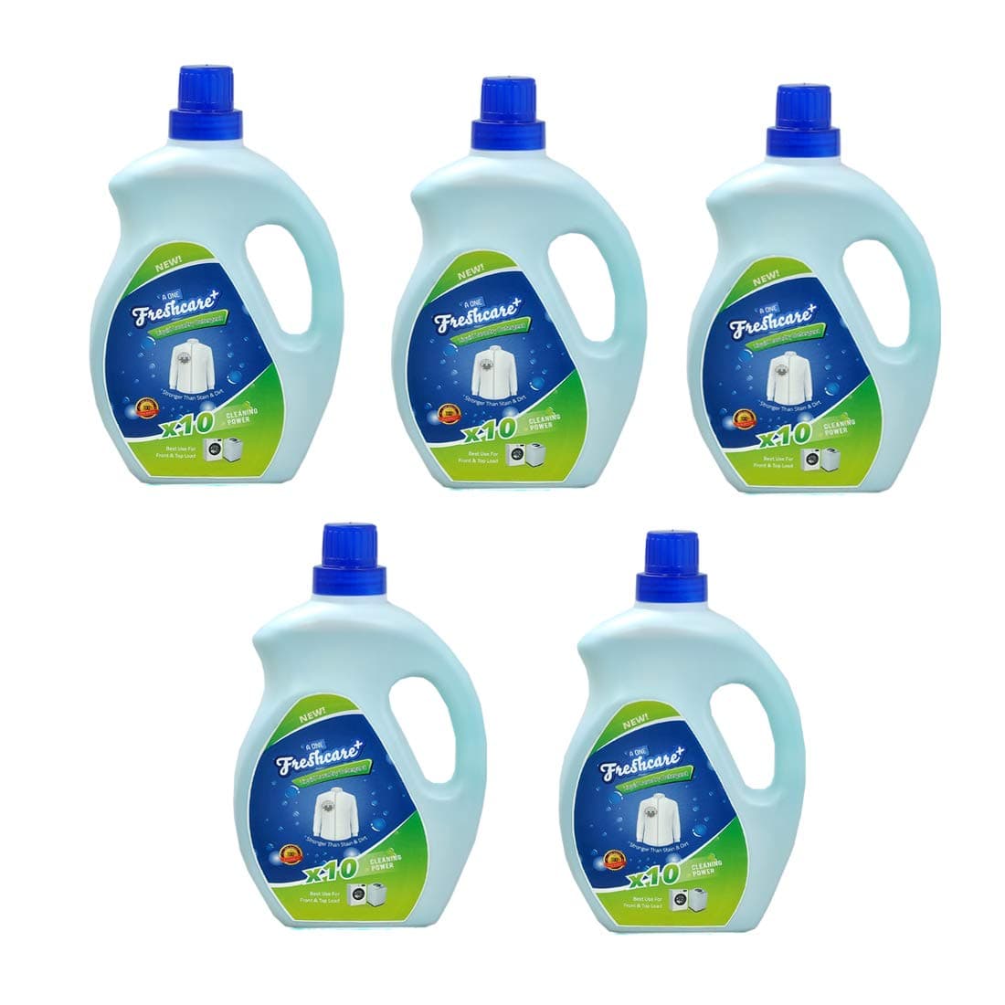 Liquid detergent 1ltr pack of 5 pcs