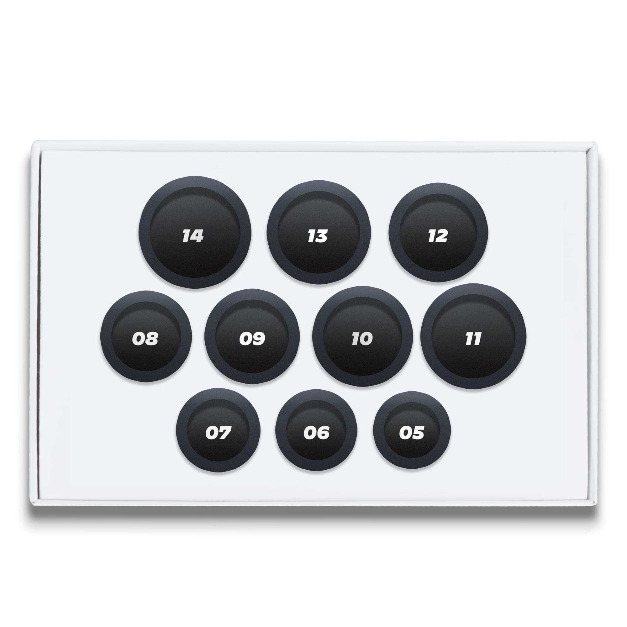 ULTRAHUMAN Ring AIR Sizing Kit | Choose from Sizes 6-12 | Sizing Guide for Your Smart Wearable Ring