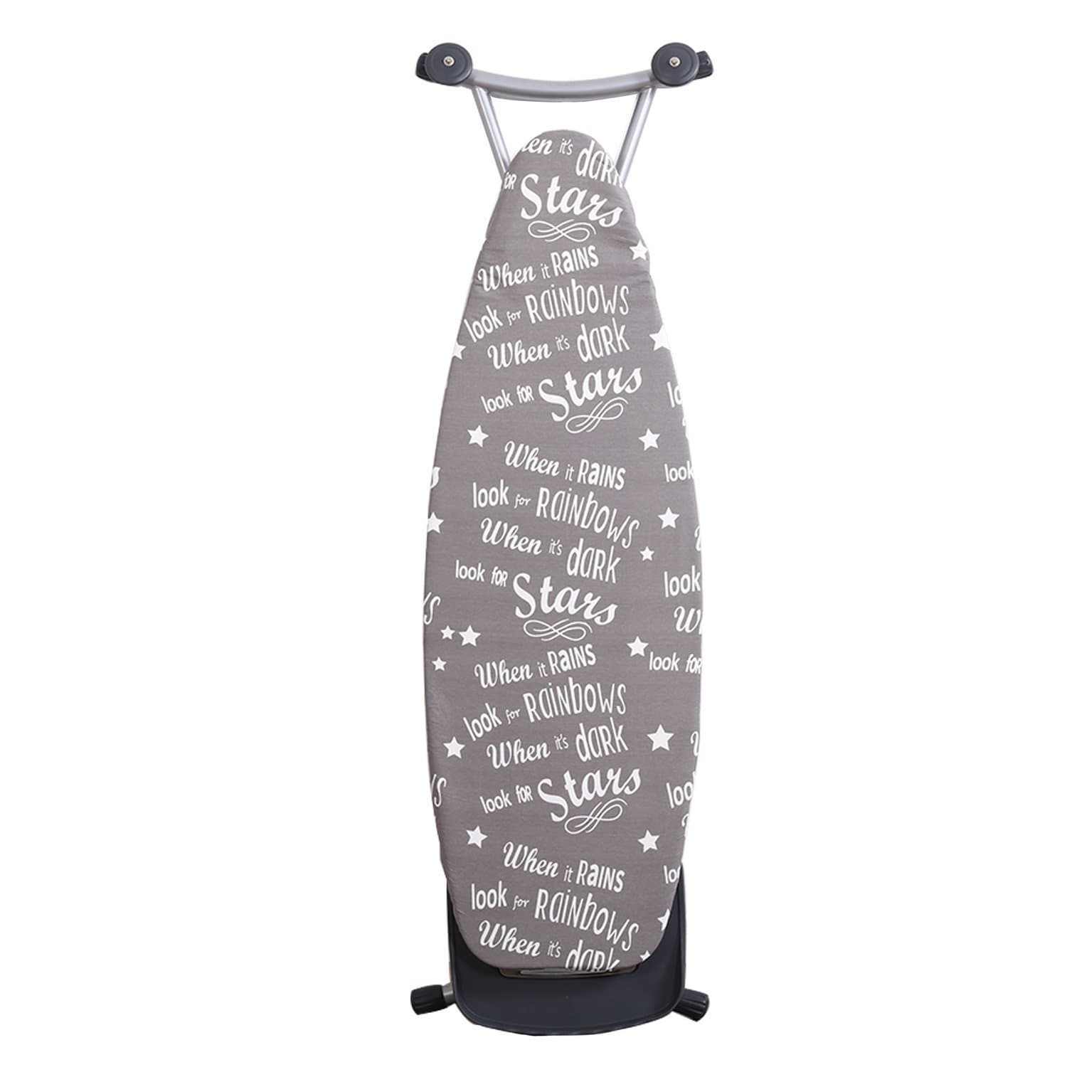 Time2Shop Adjustable Ironing Board Cover Scorch Resistant Coating - Extra Thick Padding 40 x 130cm(Stars)
