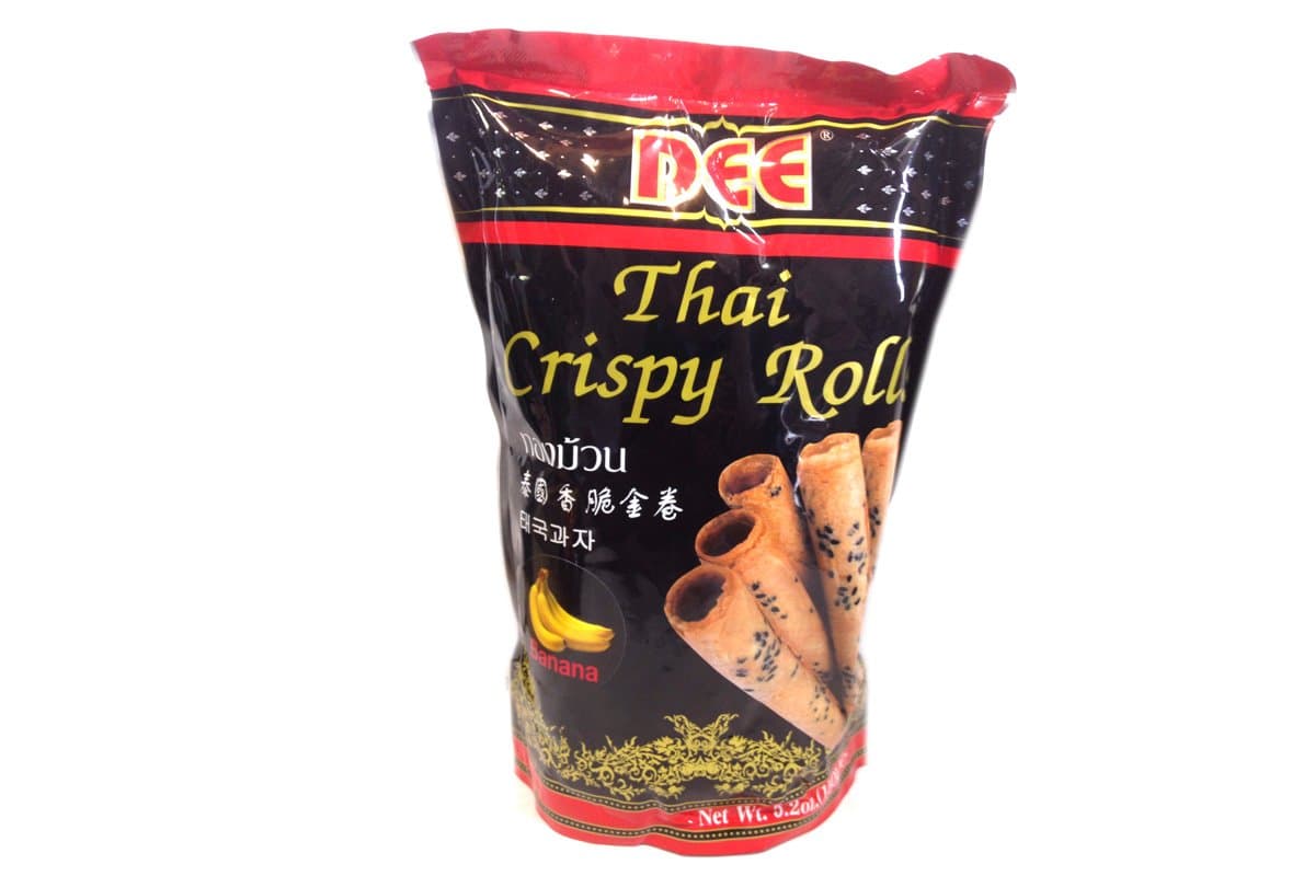 Thai Crispy Roll (Banana Flavor Big Roll) - 5.2oz (Pack of 1)
