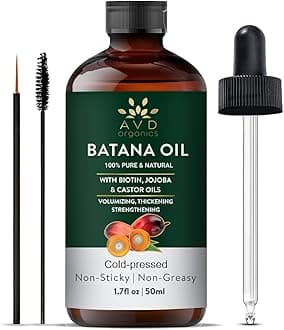 Batana Oil for Hair Growth | 100% Pure & Natural Oil for Hair, Skin & Eyebrows | Raw Batana Nourishing & Volumizing | Ideal for Men & Women | 1.7 fl oz