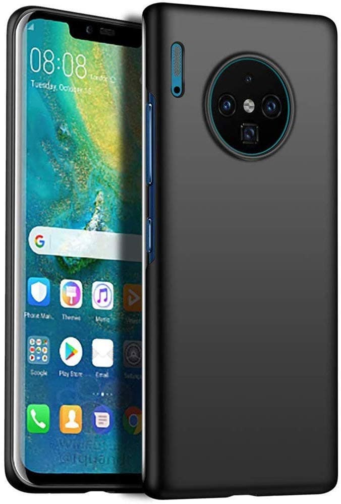 for Huawei Mate 30 Pro Case,Frosted Ultra Thin PC Hard Back Cover for Huawei Mate 30 Pro Smartphone - Black