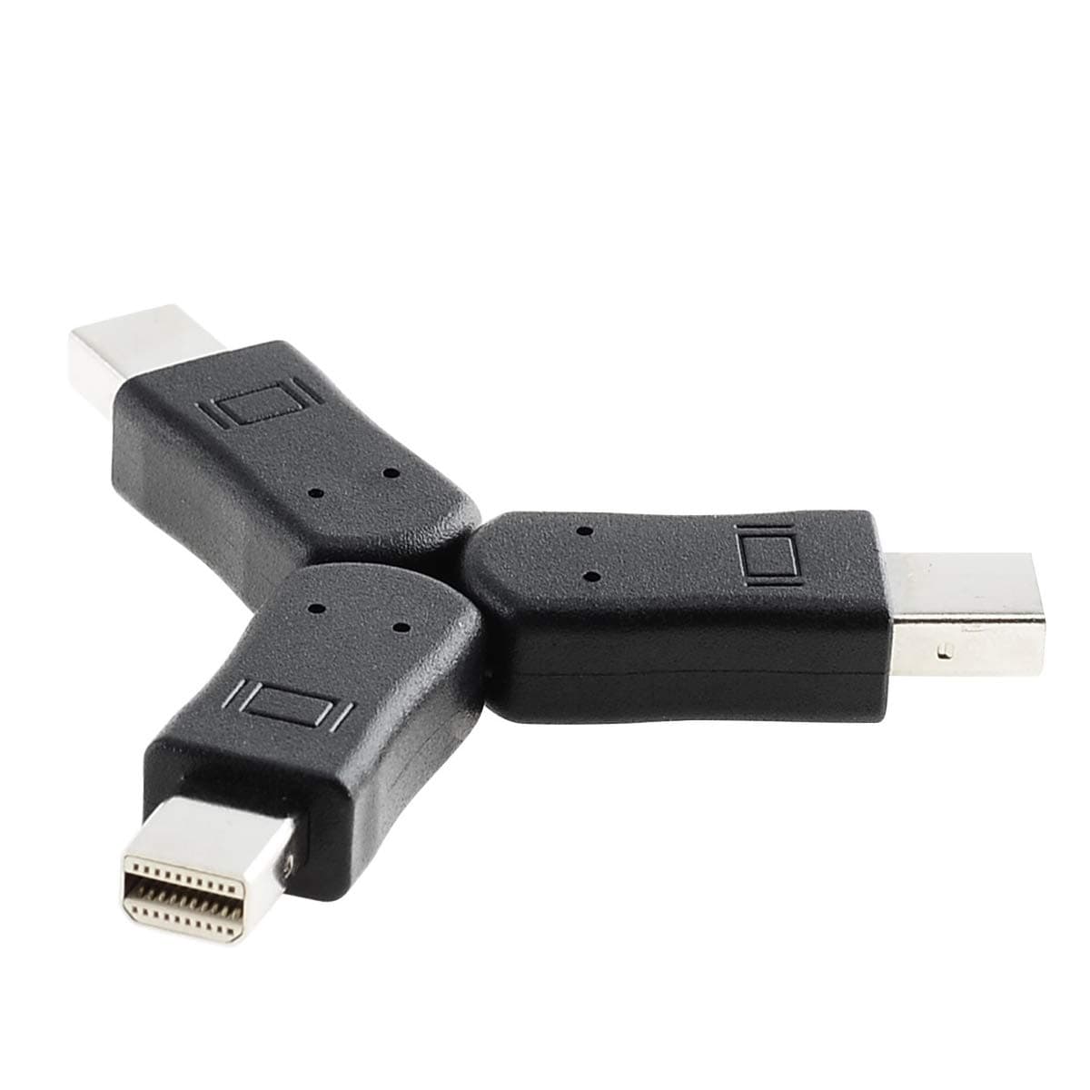 XEYOU Mini DP Dummy Plug Thunderbolt 2 Display Emulator DisplayPort Display Emulator EDID Emulator Plug 4K (3840x2160, @17Hz) - 3Pack