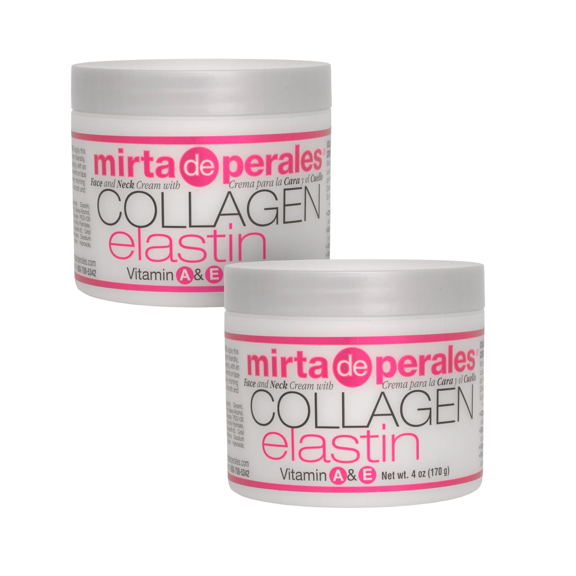 Mirta De Perales Collagen Elastin Cream 4 Oz. 2-PACK