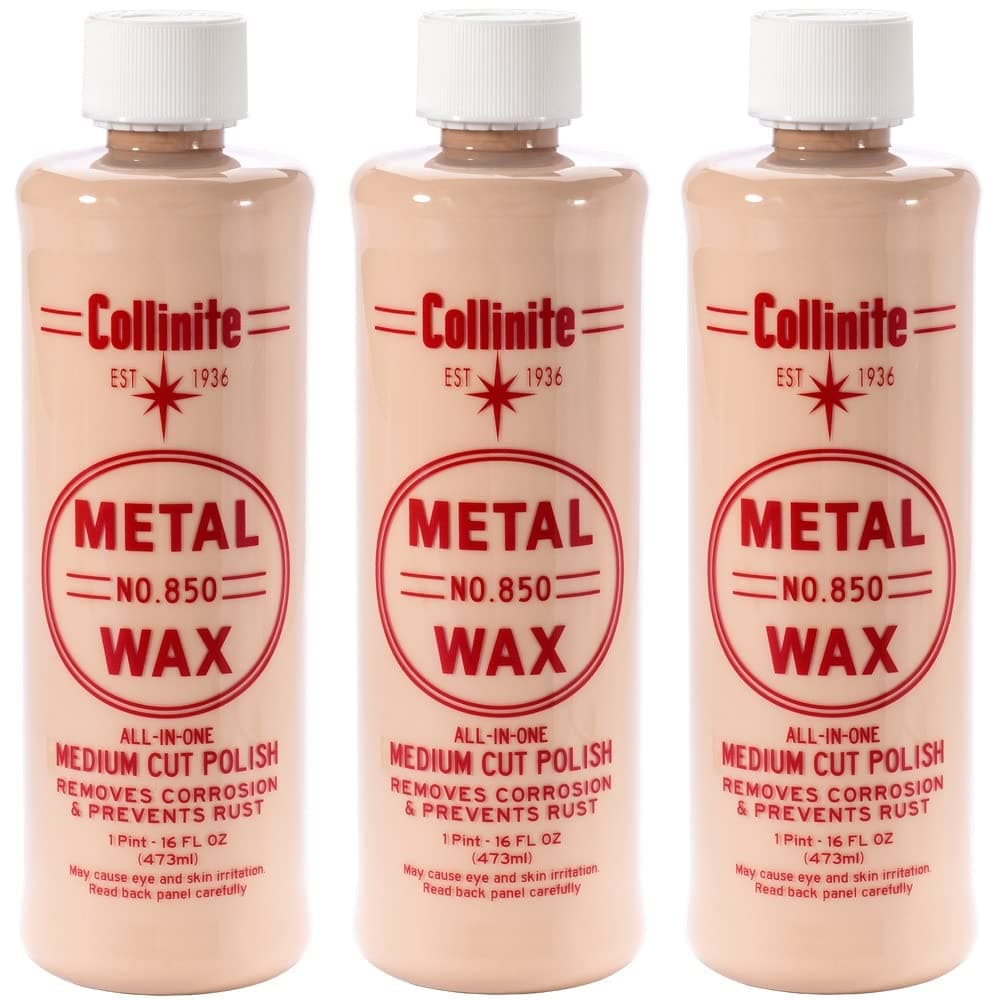 Collinite Metal Wax #850, 16 oz - 3 Pack