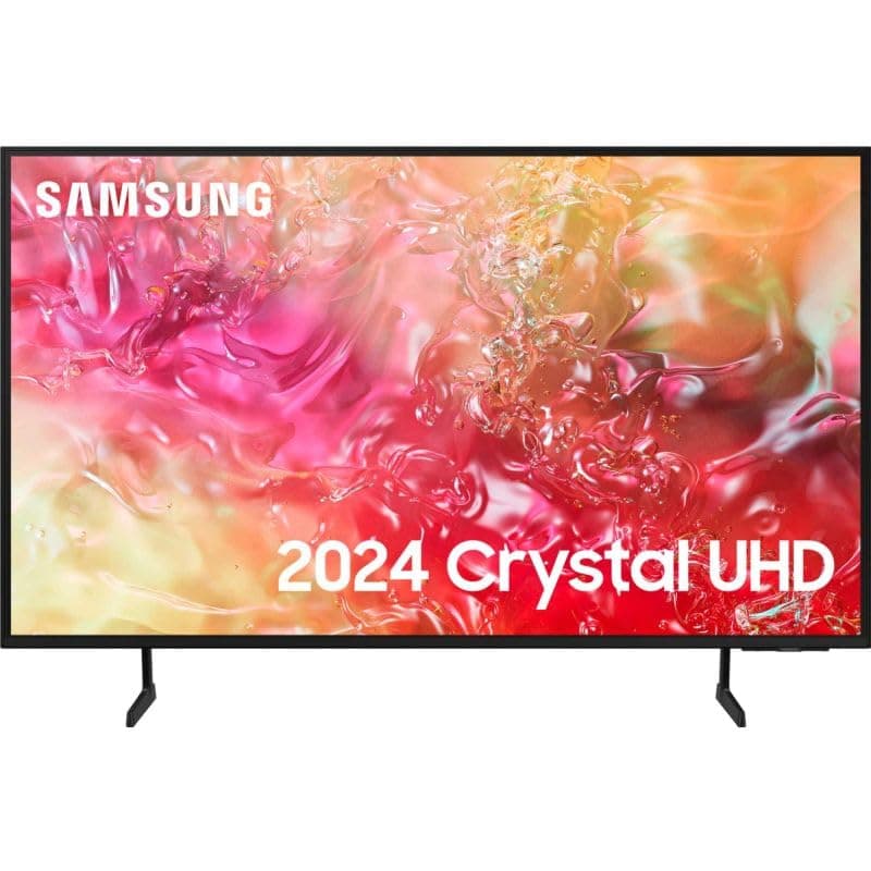 Samsung 2024 60" DU7100 UHD 4K HDR Smart TV, Crystal UHD, PurColour, Crystal Processor 4K, Object Tracking Sound Lite, Gaming Hub, Smart TV powered by Tizen