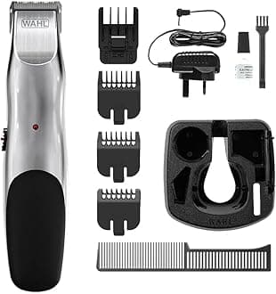 Wahl Groomsman Cord/Cordless Stubble & Beard Trimmer, Stubble Trimmer, Gift for Him, Male Grooming Set, Trimmers for Men, Rechargeable Trimmer, Corded, Cordless, Beard Care