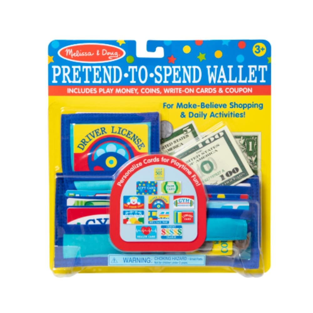 Melissa & Doug Pretend Shopping Wallet