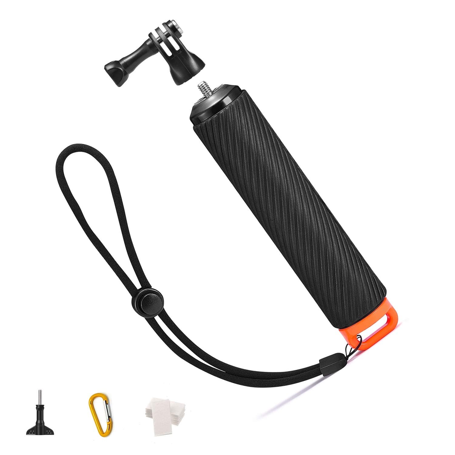 ORBMART Waterproof Floating Handle for GoPro Hero 9 8 7 6 Black, Floating Hand Grip, Handle Tripod & Stick Pole for Action Camera