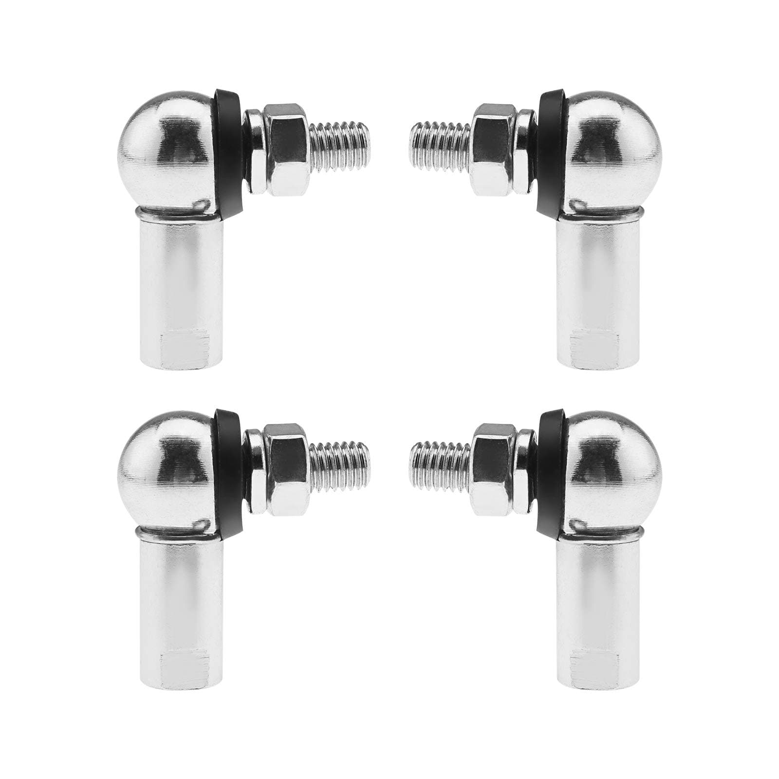 OTOTEC 4Pcs Angle Linkage Ball Joint Kit, with Spring Clip Dust Seal CS DIN 71802 Gear Linkage Replacements -M8 (LH and RH))