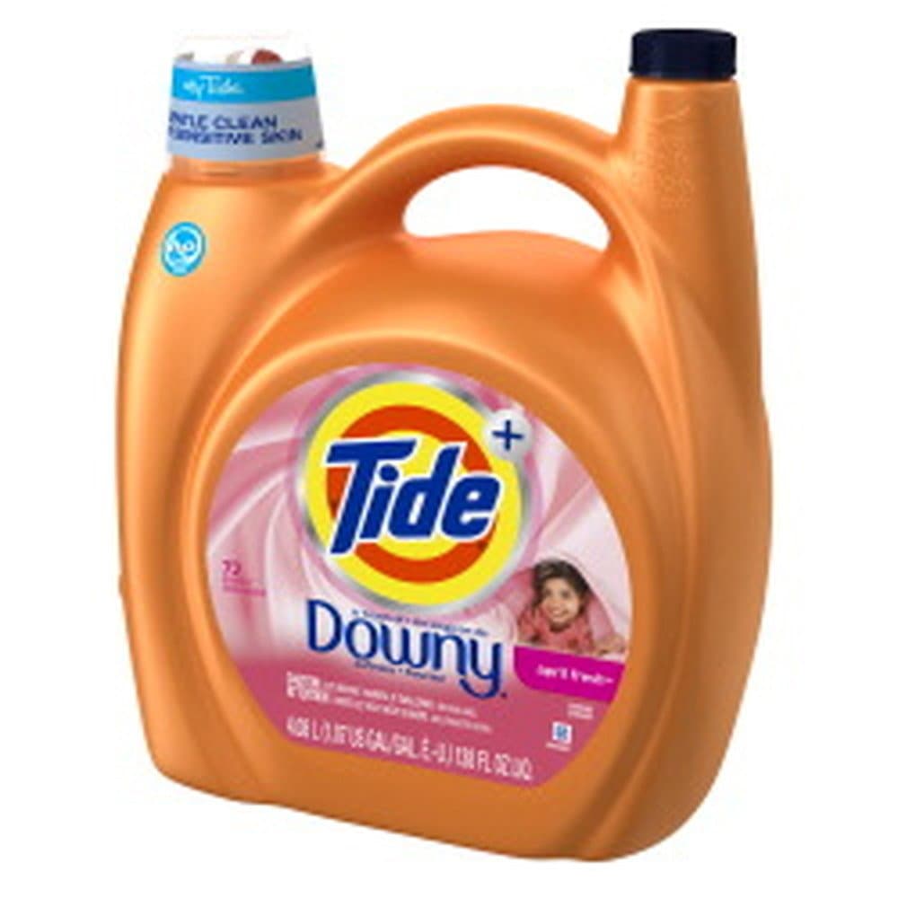 Liquid Laundry Detergent with a Touch Downy 89 Loads, April Fresh, 138 Fl Oz