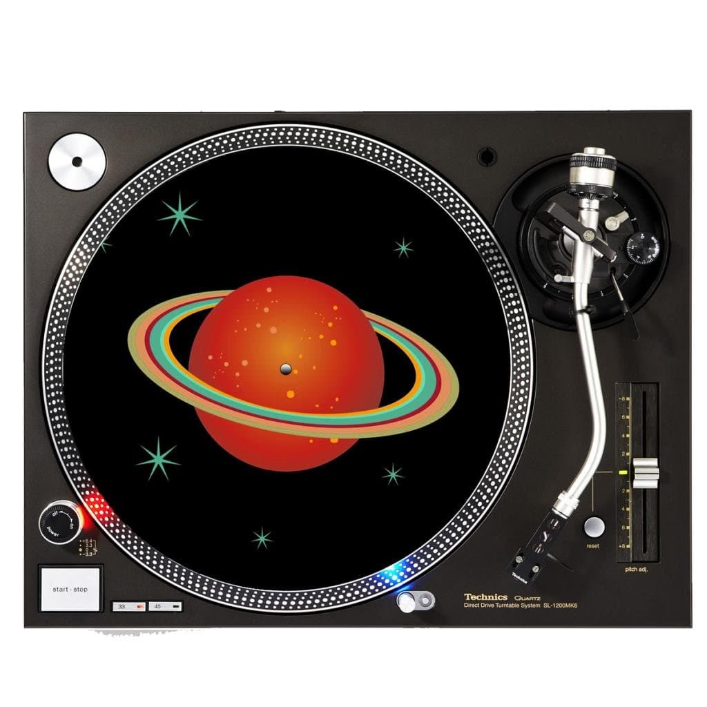 Saturn Stars - DJ Turntable Slipmat