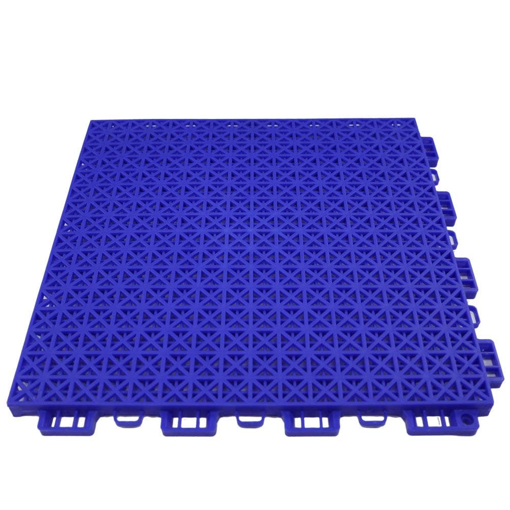 Interlocking Rugged Grip-Loc Deck Floor Tiles 12"x12"x5/8" Non-Slip with Drain