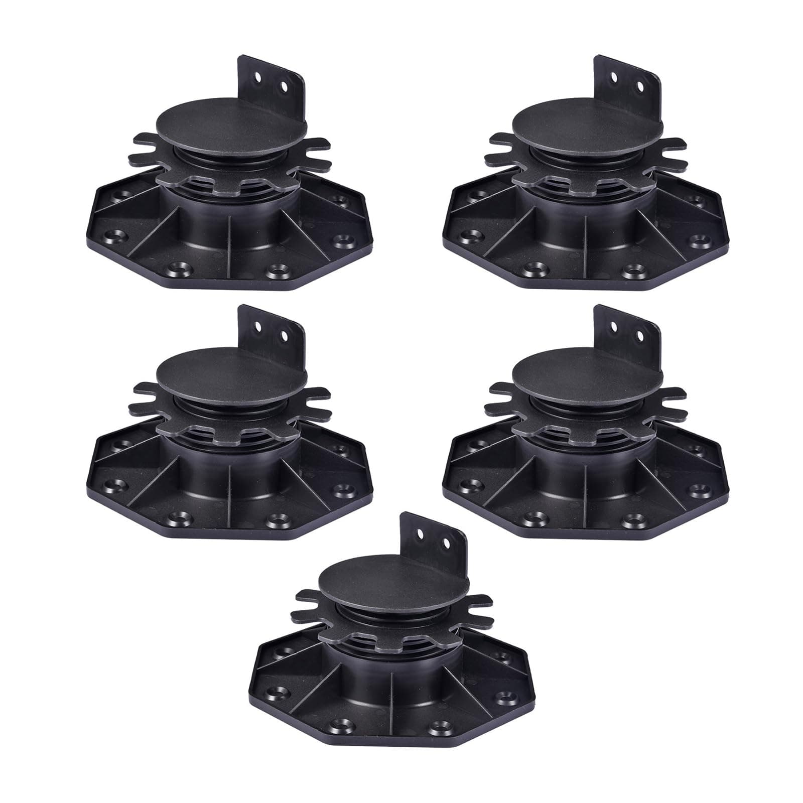 FlexiLevel Adjustable Joist Support for Decking & Flooring Balancing Supports for Stone Installation Weight Distribute