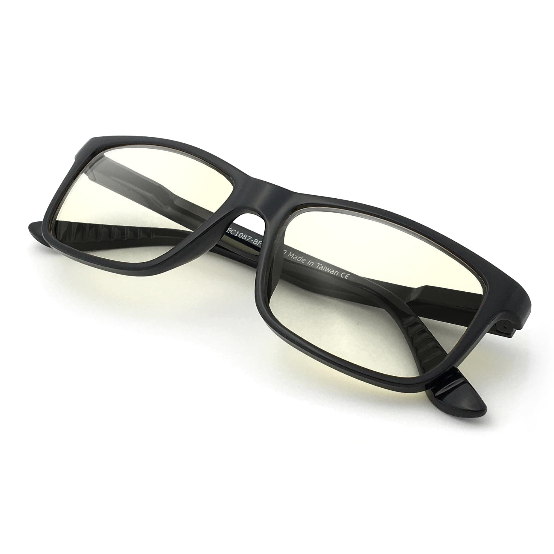 J+S Vision Anti Blue Light Low Colour Distortion Classic Matte Unisex Computer Glasses (FBA_EC0087-BFCL| 51| Black)