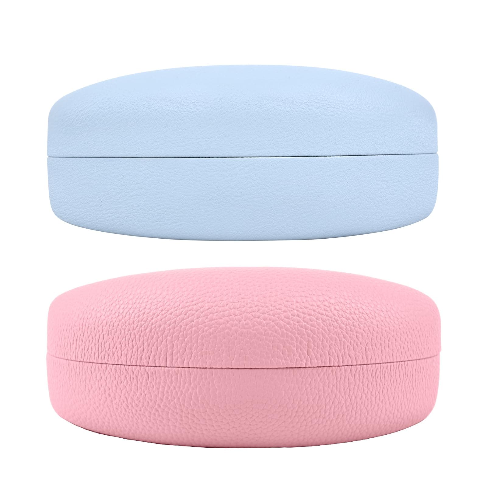 2 PACK Large Hard Shell Sunglasses Case, Protective Case For Sunglasses and Eyeglasses