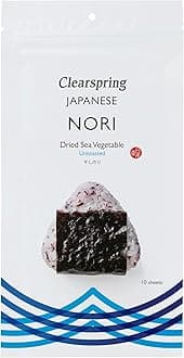 Clearspring Japanese Nori - Dried Sea Vegetable (Untoasted) 25g