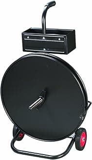 Products S160HC-A Portable Metal Hand Cart, Black, For Poly and Steel Strapping