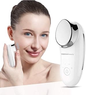 TOUCHBeauty Sonic Facial Massage Device, Ionic Facial Massage Vibration Deep Cleansing Anti Wrinkle Face Tightening Lifting Anti Aging Beauty Instrument for Women's Ladies AG-1681
