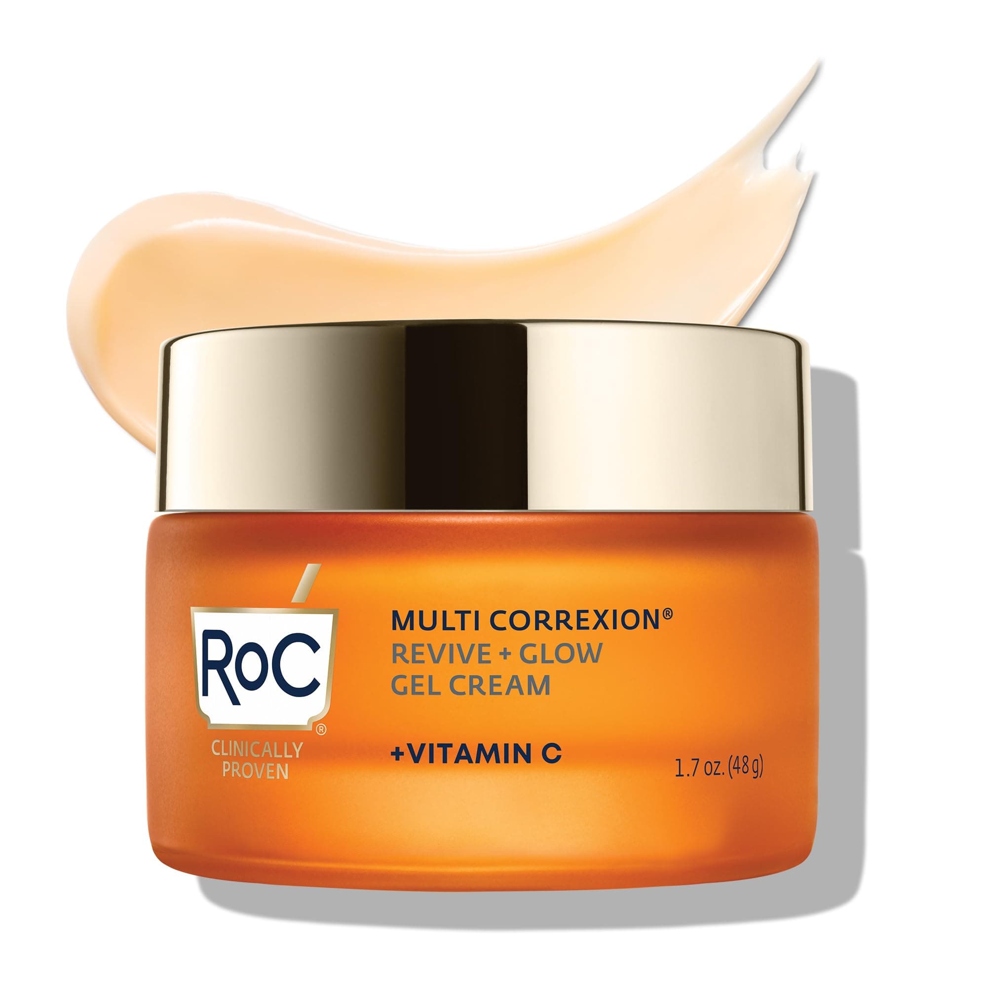 Multi Correxion Revive + Glow 10% Vitamin C Moisturizer for Face, Anti-Aging Gel Cream, Instant Glow, Hypo-Allegenic, Oil-Free, 1.7 Ounces (Packaging May Vary