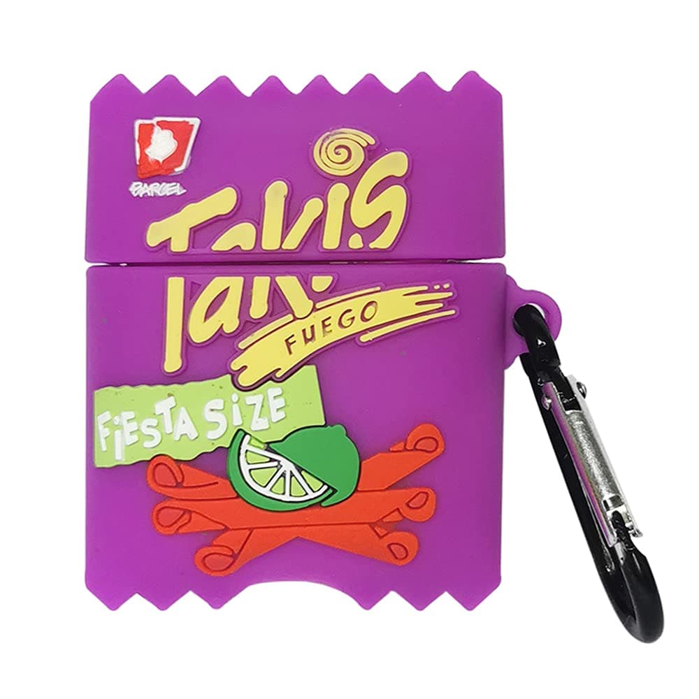 Compatible for Airpod Case 1/2 Takis Potato Chips, Cute Kawaii Cartoon 3D Silicone Fashion Protective Cover for Airpods Case Takis, Funny Boys Girls Kids Teens Women Cases for Airpods 1&2 (Takis)