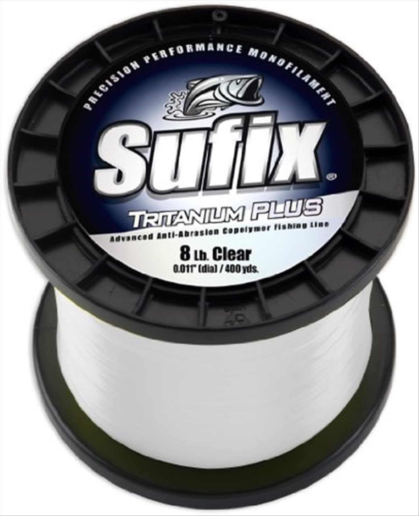 Sufix Tritanium Plus 1/4-Pound Spool Size Fishing Line (Clear, 14-Pound)