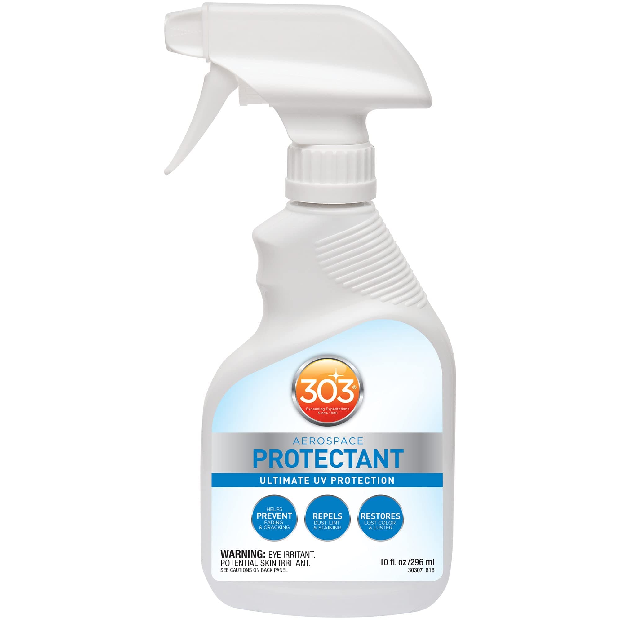 303 Products 30307 Aerospace Protectant Trigger Spray UV Ray Protector, 296 ml, white