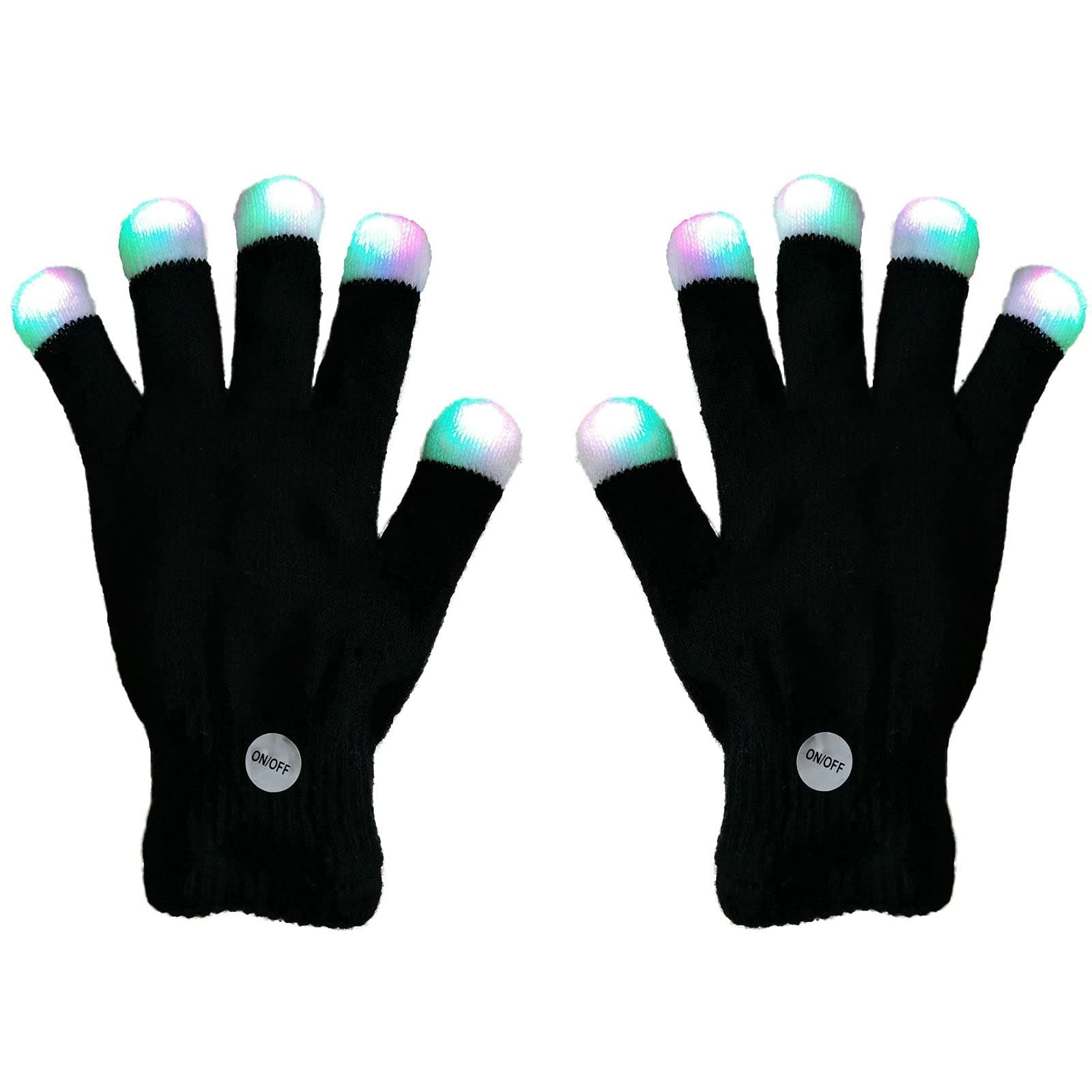 RexRod LED Rave Light Finger Lighting Gloves