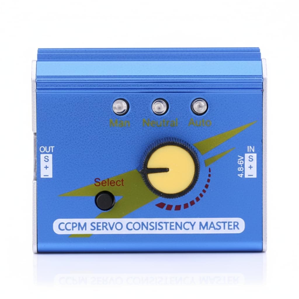 Dilwe RC Motor Servo Tester, CCPM Servo Consistency Master Motor Tester ESC Checker for RC Plane Car Boat Model Part Accessory