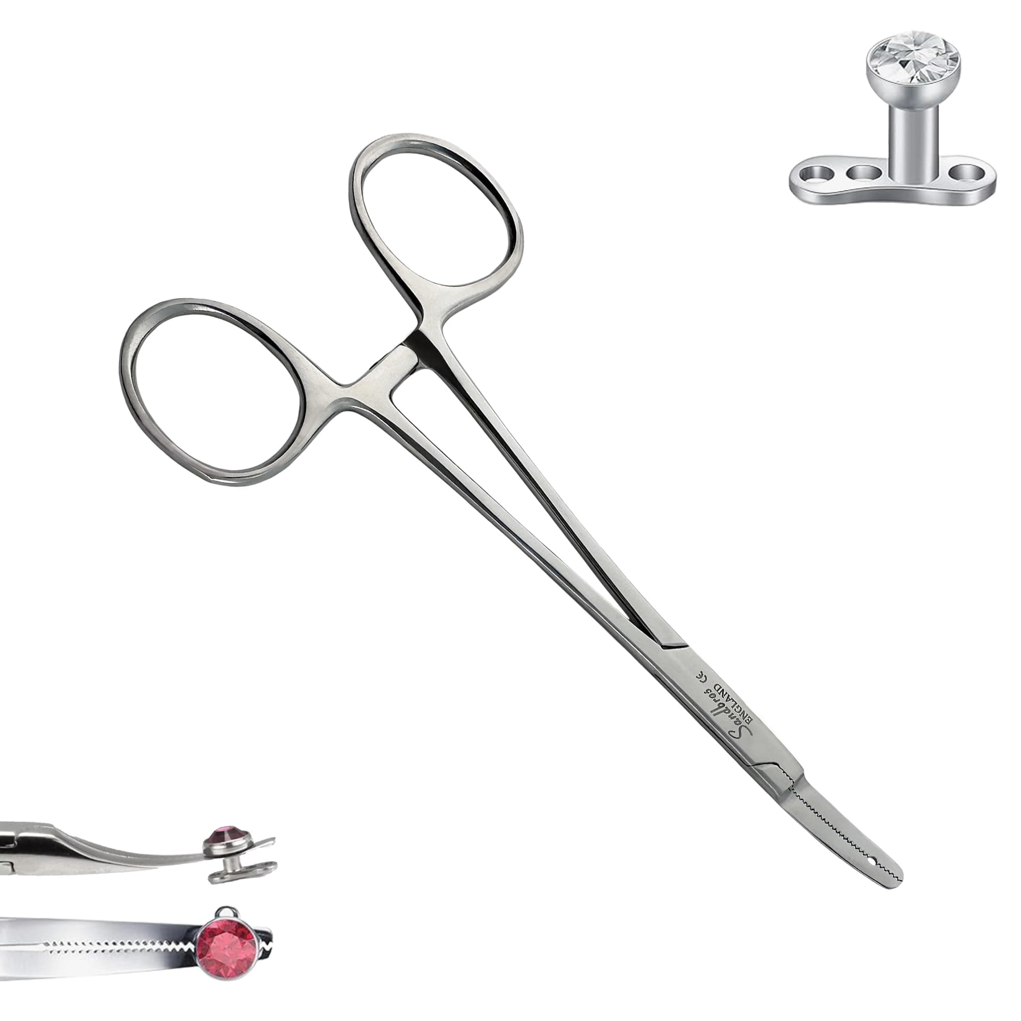 Micro Dermal Holding Tool, Dermal Piercing Top Piercing Clamp to Change Jewellery | Jewellery Tools to include in your Piercing Kit