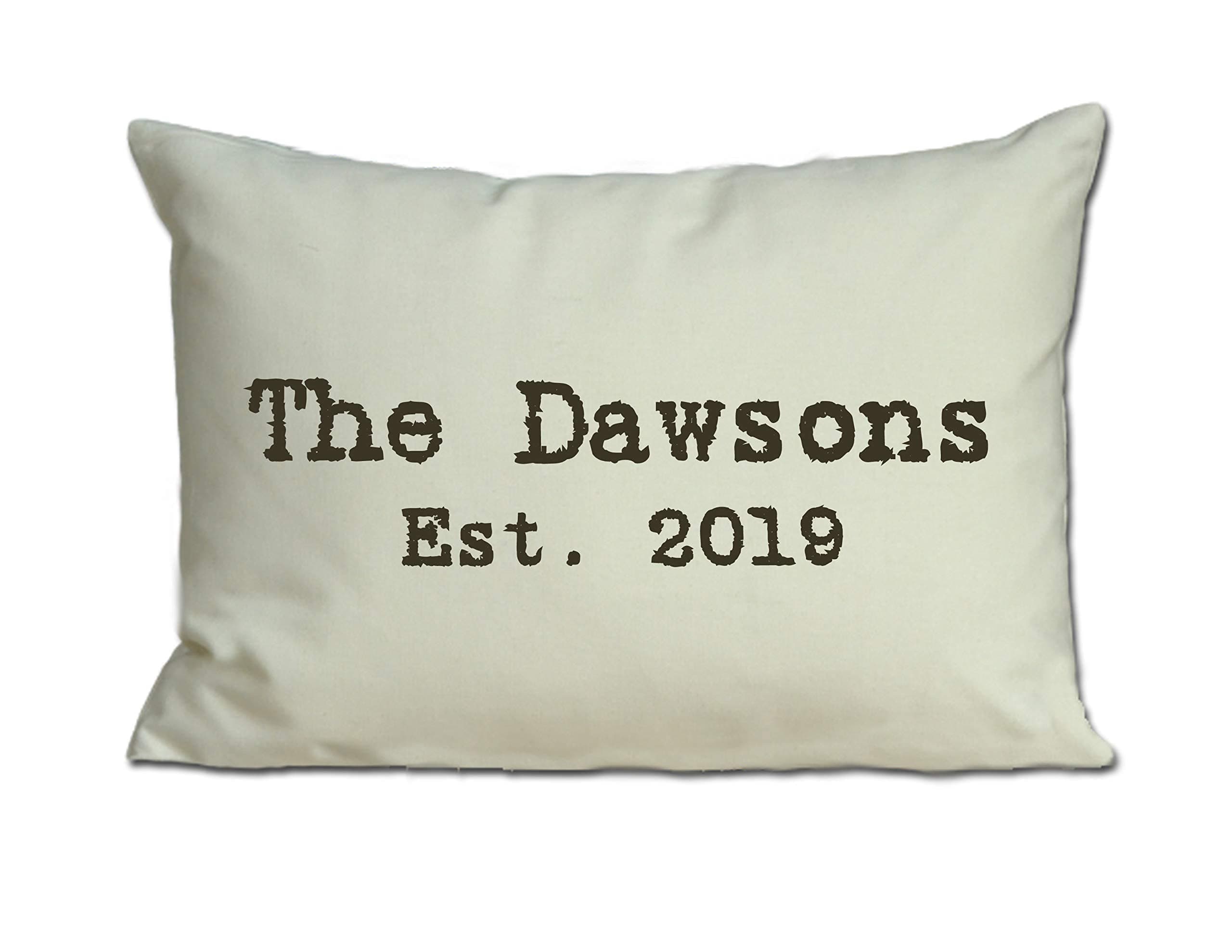 Personalized Pillow Mr. And Mrs. 2nd Cotton Anniversary