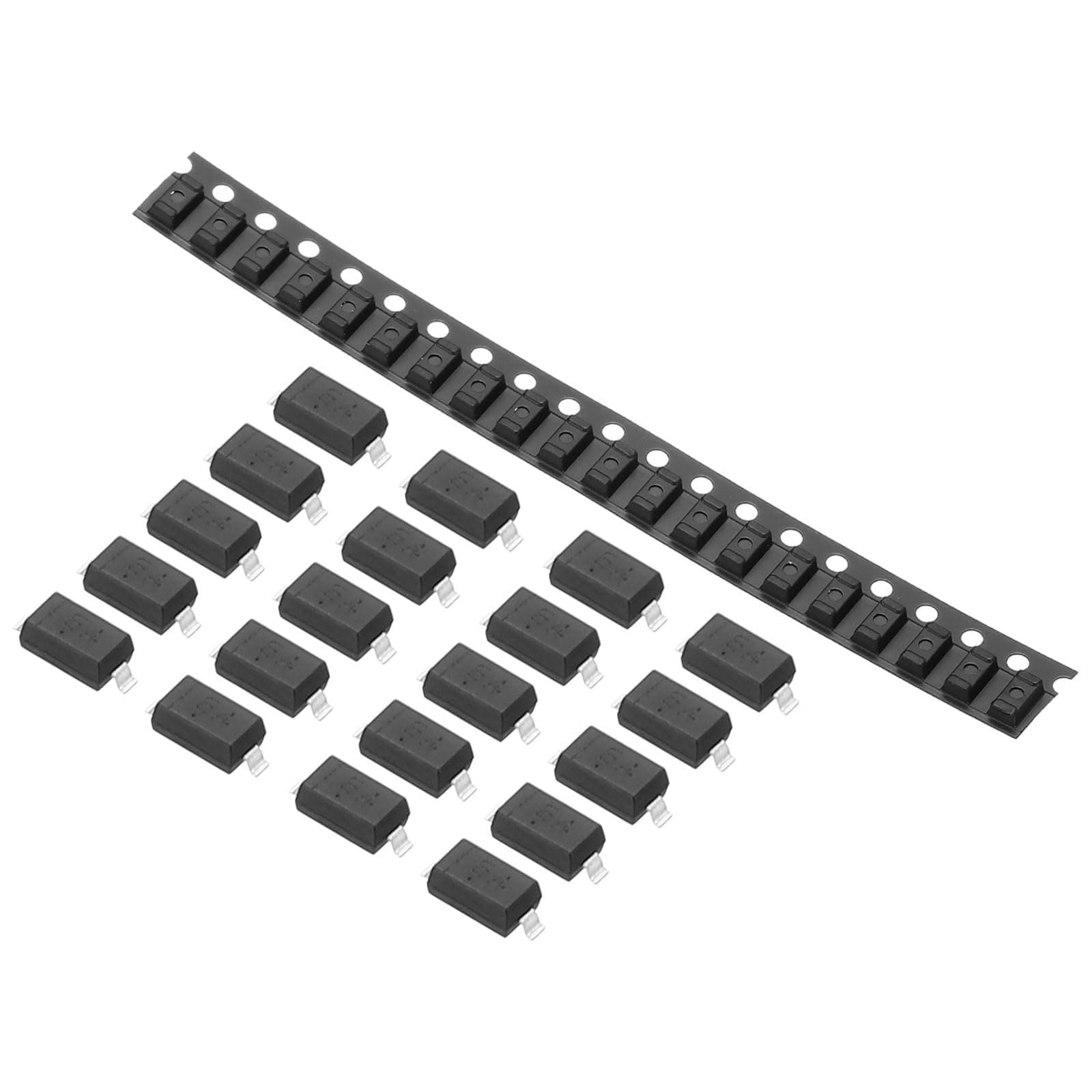 PATIKIL Zener Diode Assorted Kit, 20 Pcs 500mW Surface Mount Diode 5.1V SOD-123 for Production, Experiments