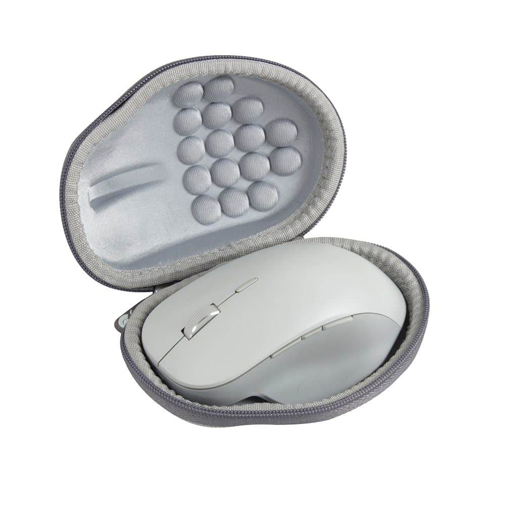 Hermitshell Hard Travel Case for Microsoft Surface Precision Mouse/Microsoft Ergonomic Mouse (Grey)