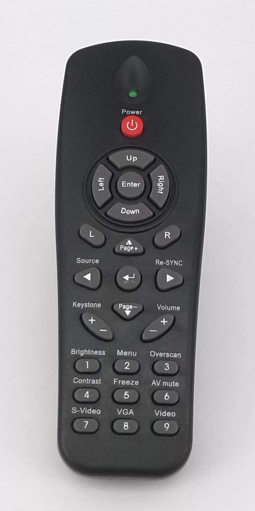 ELECTRON SELLERGeneric Universal Compatible Replacement Projector Remote Control Fit For OPTOMA BR-3043N EW674N DW674 EX774N EX762 TW675UTI-3D TX779P-3D EW610ST EX520 EP7155 Projector 365 Days Warran