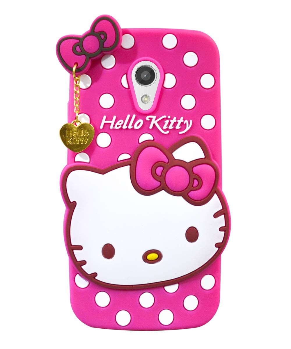 Coverage Kitty Back Cover for Motorola Moto G (2nd Generation) - Pink